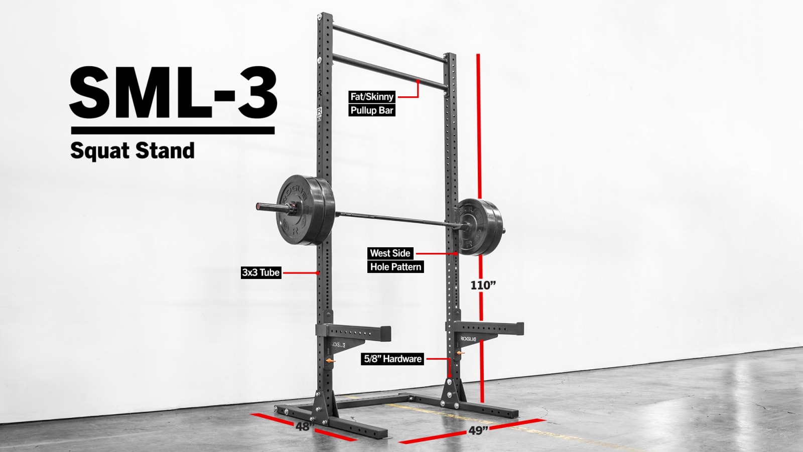 Rogue monster lite squat online stand assembly
